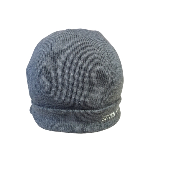 District Threads - Beanie Hat with Bill color Gray - Picture 4 of 4